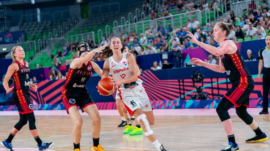 La España de Laura Gil pierde ante Bélgica en la final del Eurobasket