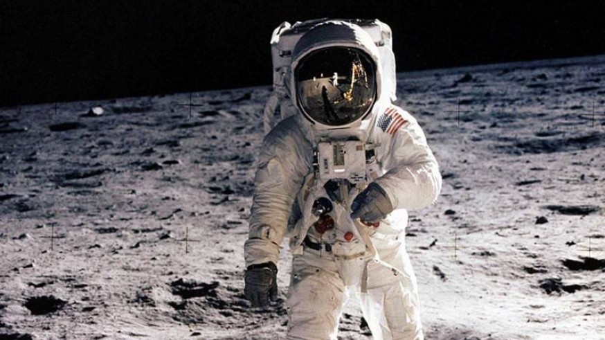 Neil Armstrong en la llegada del hombre a la Luna