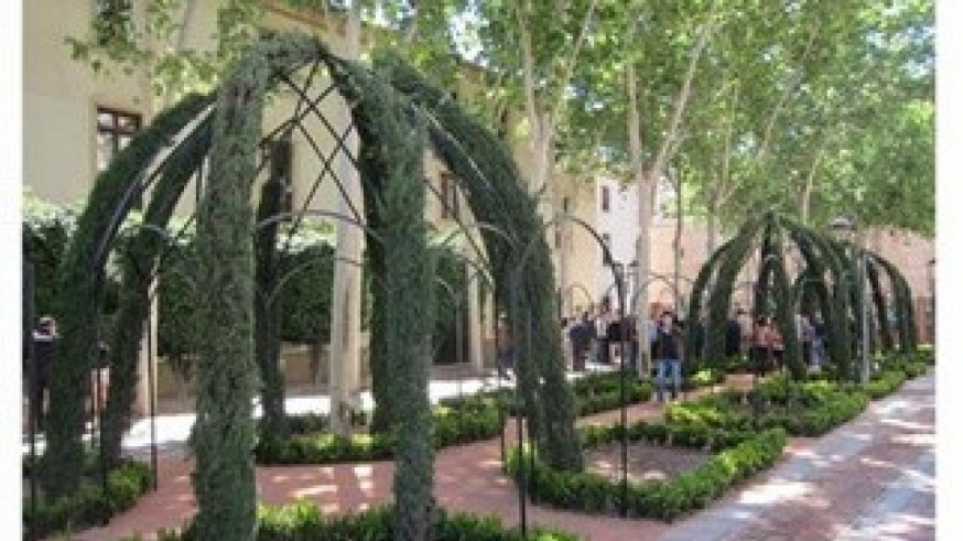 Rincón del jardín andalusí
