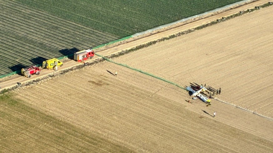 Fallece un hombre de 71 años en un accidente aéreo en Totana