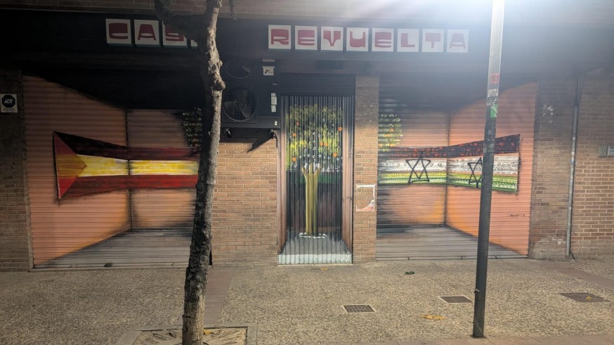 La Policía investiga como posible delito de odio el vandalismo contra un mural palestino en Murcia
