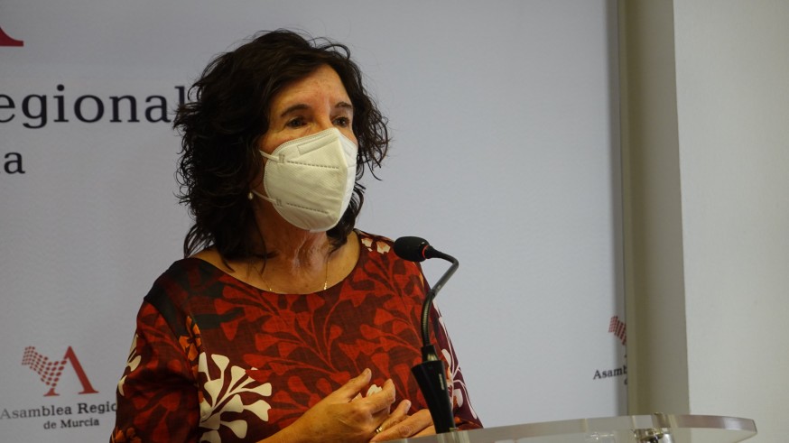 María José Catalán Frías, decana del Colegio de Psicólogos de la Región de Murcia. ASAMBLEA MURCIA