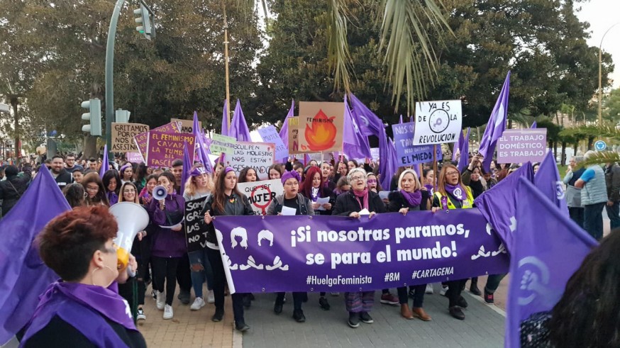 La Delegación del Gobierno autoriza las movilizaciones previstas el 8-M en Murcia