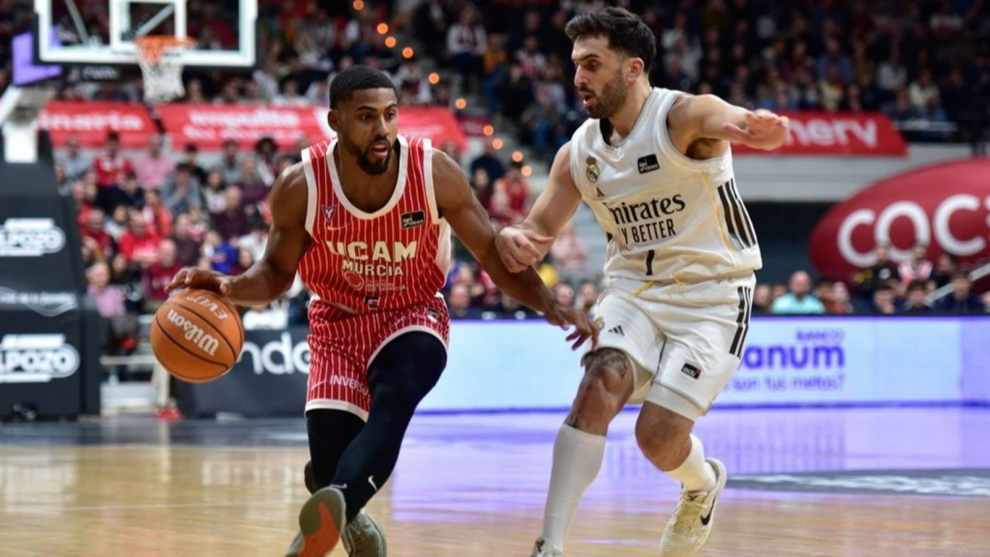 El UCAM Murcia choca contra el talento del Real Madrid (80-91)