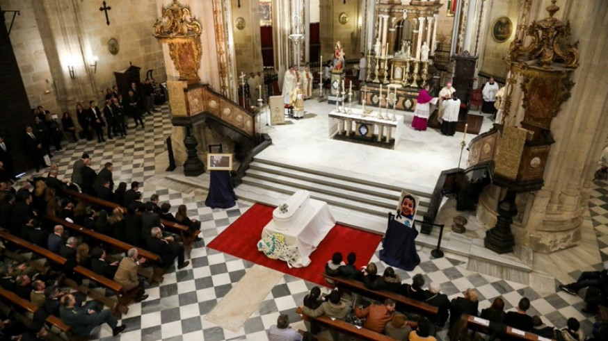 Funeral por Gabriel en la catedral de Almería