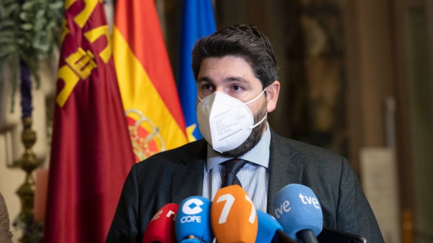 López Miras: "No estamos pidiendo una limosna para la Región de Murcia, pedimos lo que es nuestro"