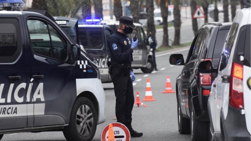 Control covid en Murcia
