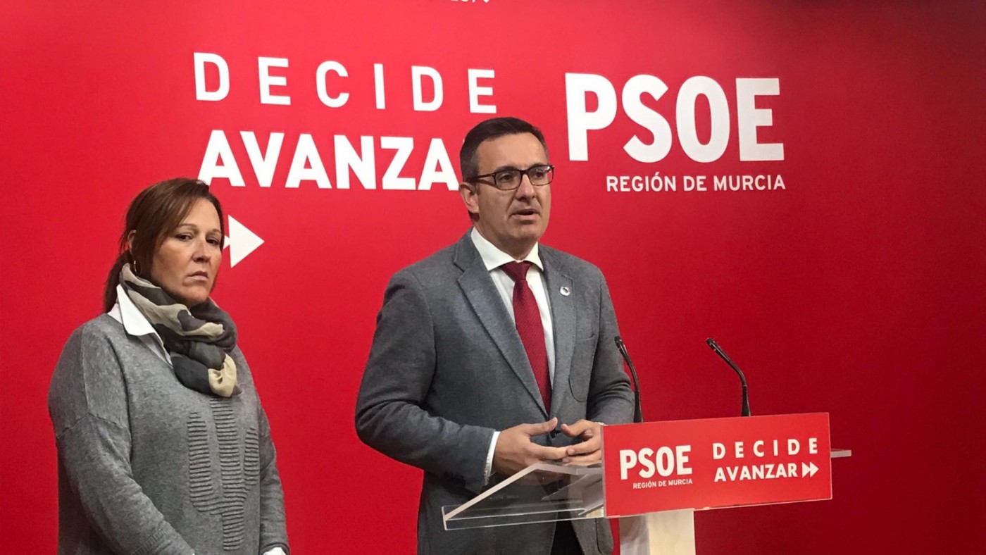 El PSOE esperará a conocer los presupuestos y la ley del Mar Menor para presentar la moción censura
