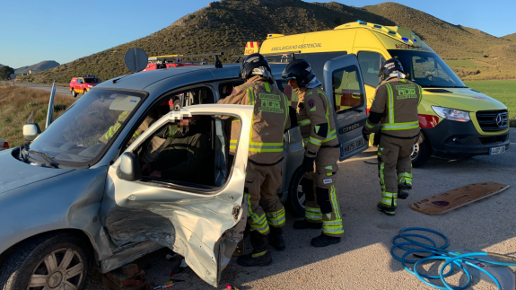 Seis heridos en dos accidentes de tráfico ocurridos en Cartagena y Lorca