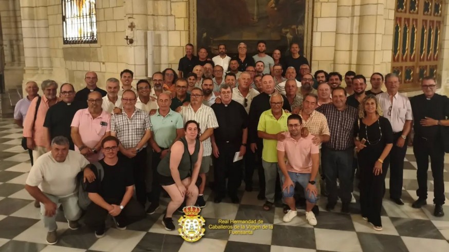 Juan Antonio Martínez Romero asume como nuevo cabo de andas de la Virgen de la Fuensanta en el inicio de la Feria de Murcia