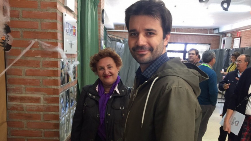 Javier Sánchez Serna en las pasadas elecciones generales