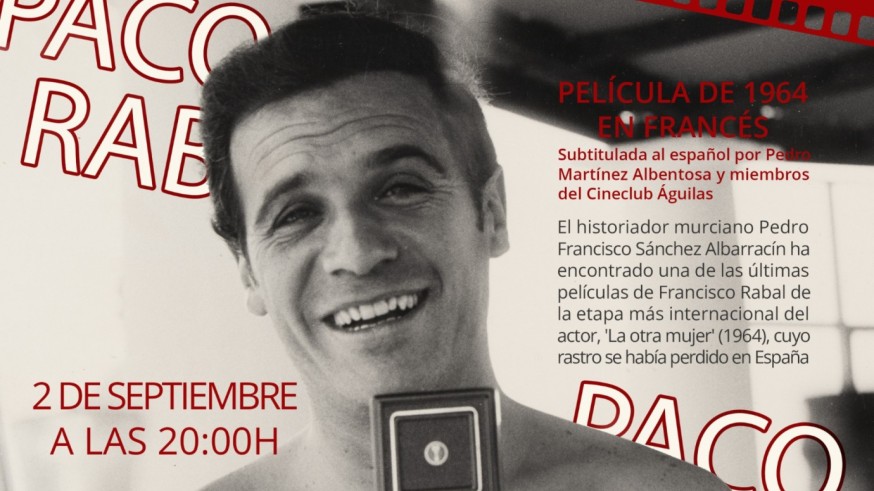 Hallada una película inédita de Paco Rabal rodada en Águilas en vísperas de su centenario