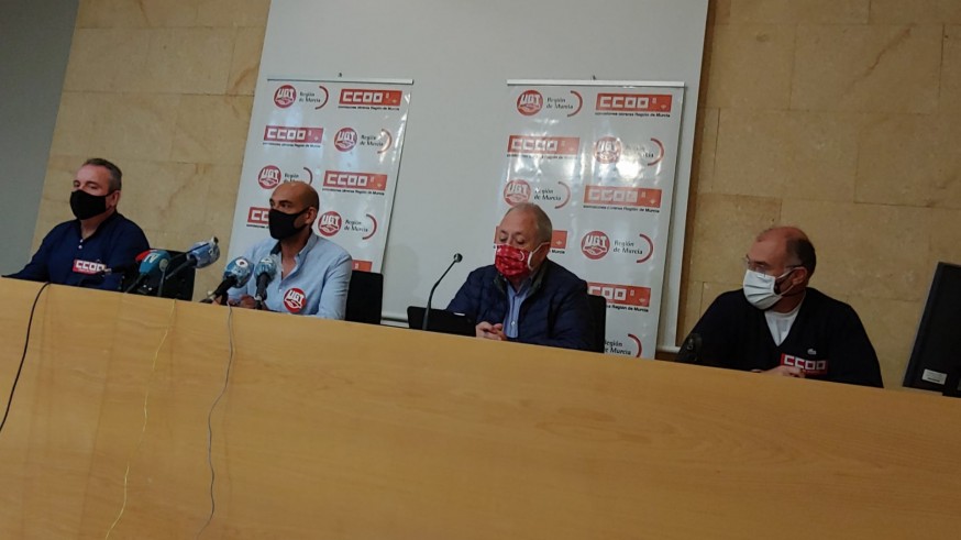 Rueda de prensa de CCOO y UGT este lunes