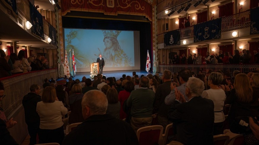 Pregón muy emotivo del director de RTRM, Juan Antonio de Heras en las Fiestas de la Virgen de Yecla