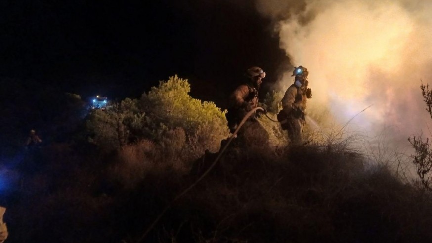 Activada la Situación Operativa 1 del Plan INFOMUR por el incendio forestal en Las Balsicas en Mazarrón