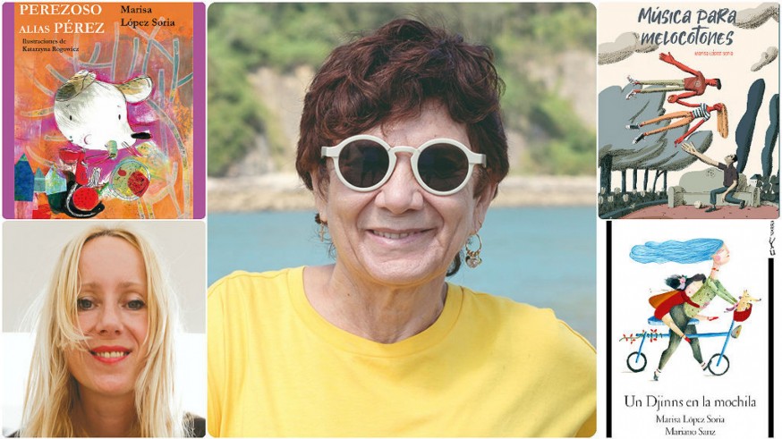 Marisa López Soria, Katarzyna Rogowicz y tres portadas de libros