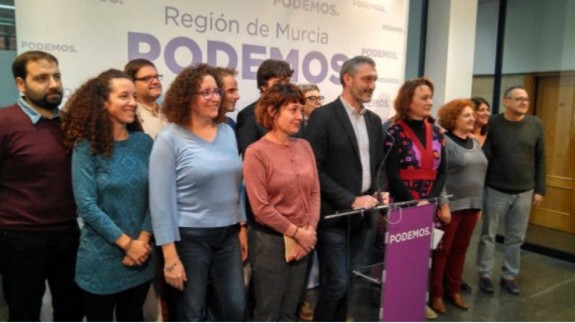 Lista unitaria de Podemos para las autonómicas