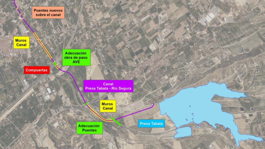 La Confederación Hidrográfica del Segura saca a información pública el proyecto de la presa de Tabala