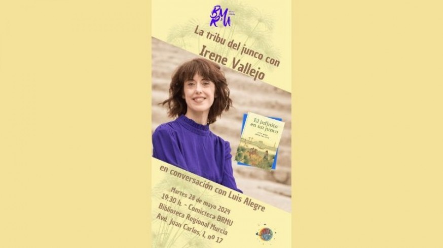 Irene Vallejo: "Con Murcia siento que regreso a un lugar que conozco gracias a la literatura"