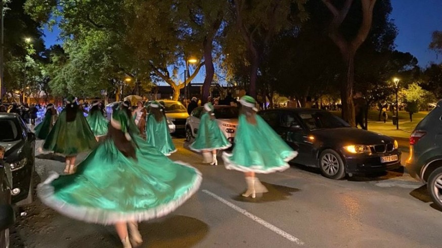 Desfile de Papá Noel en los barrios de San Andrés y San Antón de Murcia