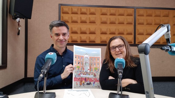 Jose Cano y Teresa Allepuz en Onda Regional