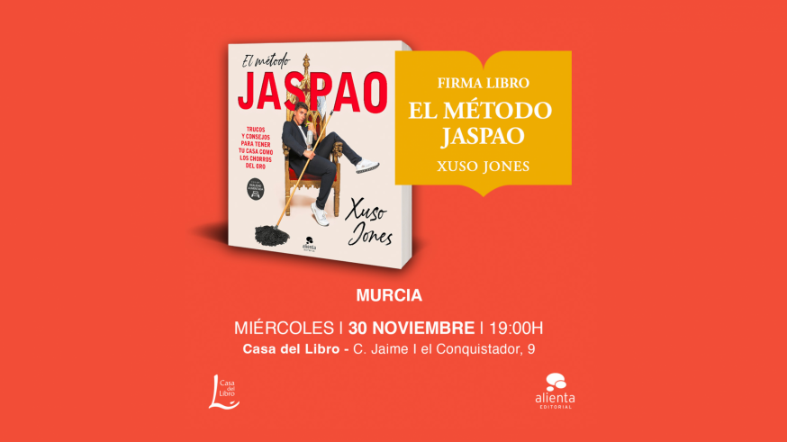 Xuso Jones firma hoy su libro 'El Método Jaspao' en La Casa del Libro