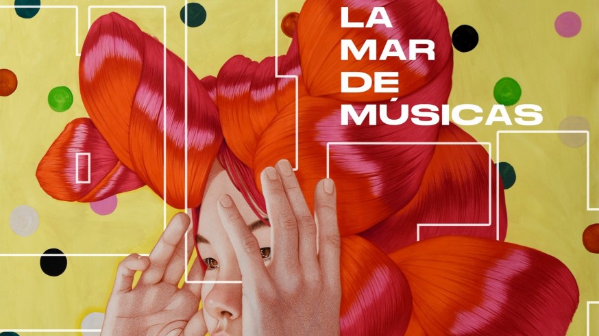 Desvelado el cartel del festival La Mar de Músicas, diseñado por Ángeles Agrela