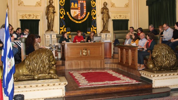 Imagen del Salón de Plenos del Ayuntamiento de Jumilla