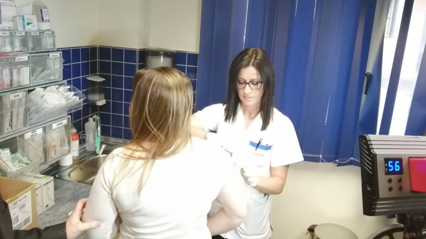 Vacunación por la gripe
