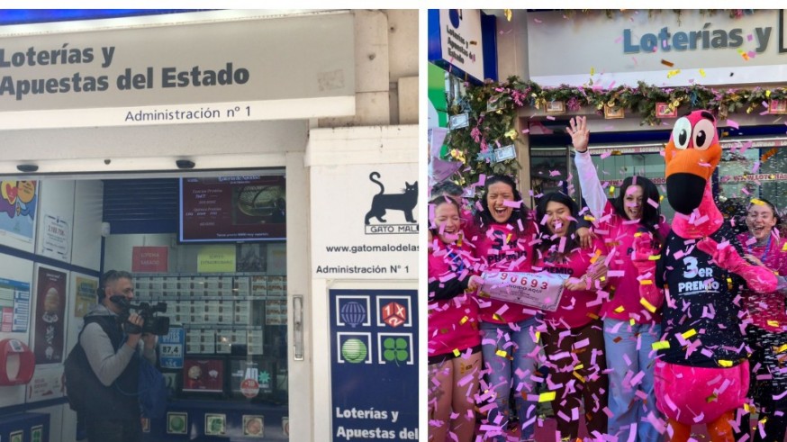 Cartagena y San Pedro del Pinatar recogen parte del tercer premio con el 90693