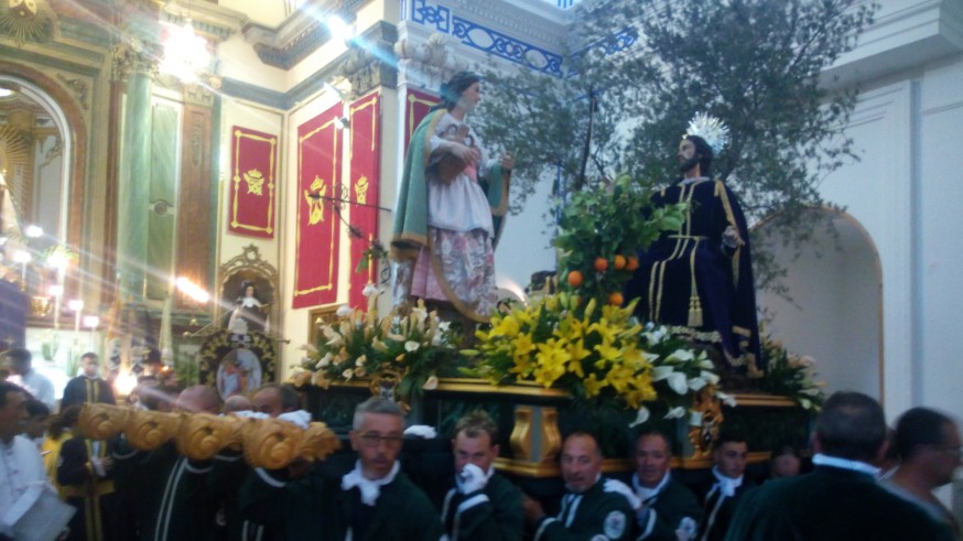 Imagen de archivo de la procesión de Miércoles Santo en Mula