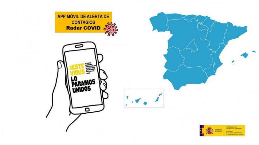 La aplicación móvil Radar COVID. MINISTERIO DE TRANSFORMACIÓN DIGITAL