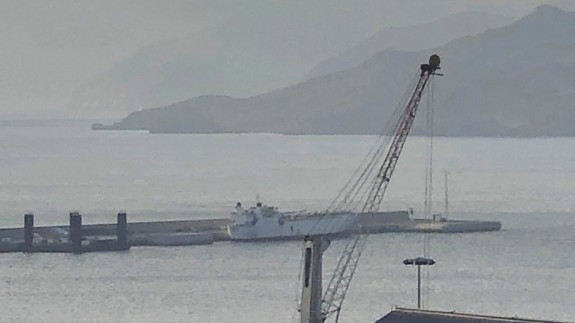 El buque 'Karim Allah', atracado en en el Puerto de Cartagena. CEDIDA