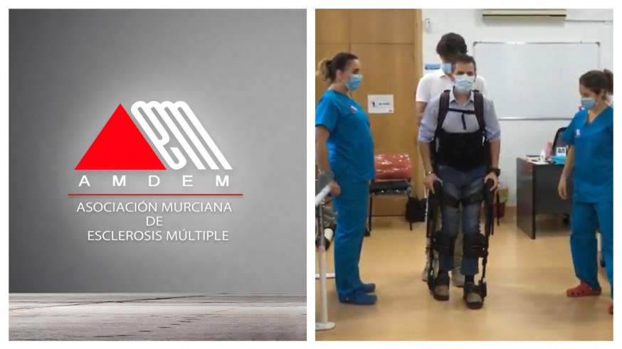 TURNO DE NOCHE. La Asociación de Esclerosis Múltiple adquiere un exoesqueleto para usarlo en terapias