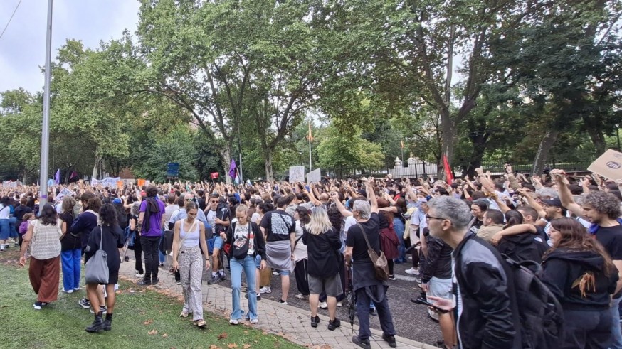 El Sindicato de Inquilinas llena Cibeles y avanzan huelga general
