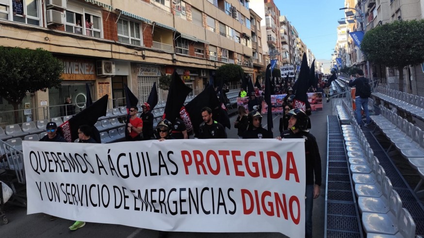 Los bomberos de Águilas reclaman más medios