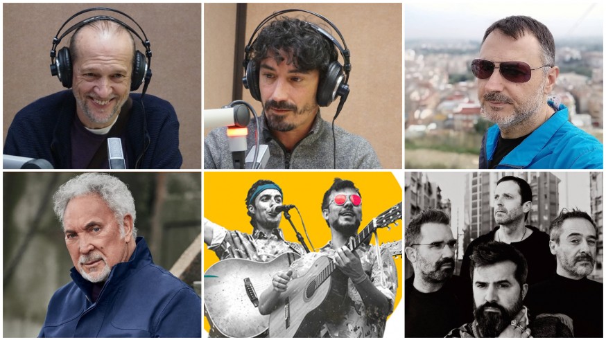 Román García, Fran Ropero, Juan Antonio Sánchez JASS, Tom Jones, Antílopez y Love of Lesbian