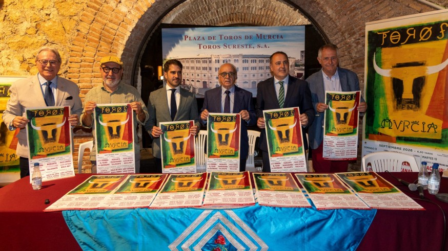 Murcia presenta una Feria Taurina 2026 de máximo nivel con las grandes figuras del escalafón
