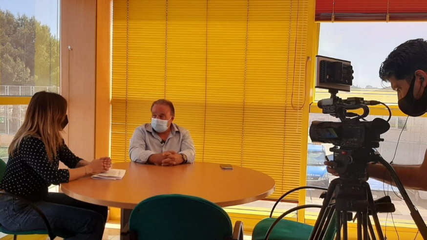 Diego Nicolás Gil en una entrevista en televisión