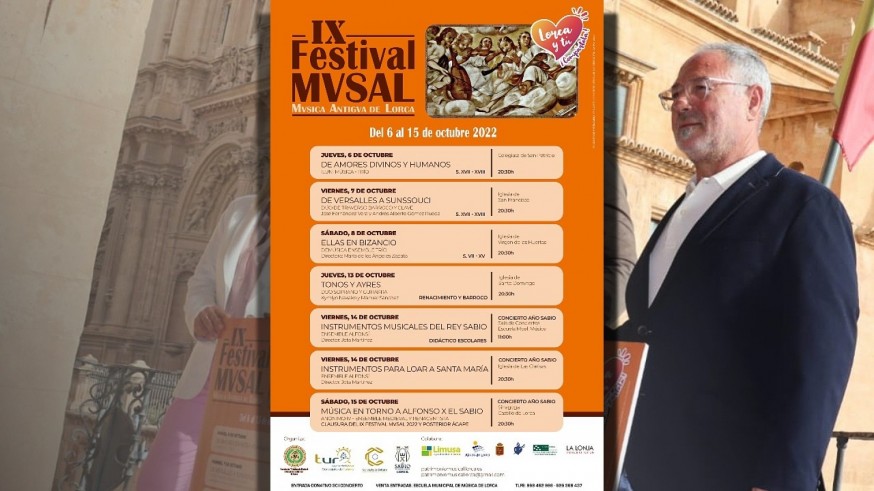 Conocemos la programación del IX Festival de Música Antigua de Lorca (MVSAL) con Alfonso Martínez y Antonio Manzanera