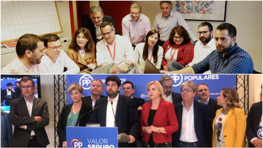 El PSOE gana en 28 municipios murcianos y el PP en 16