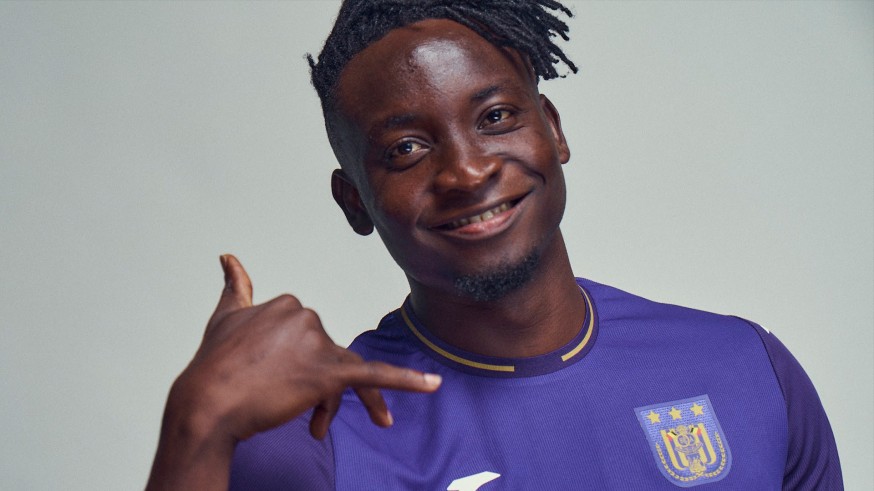 Mohammed Dauda, con la camiseta del Anderlecht