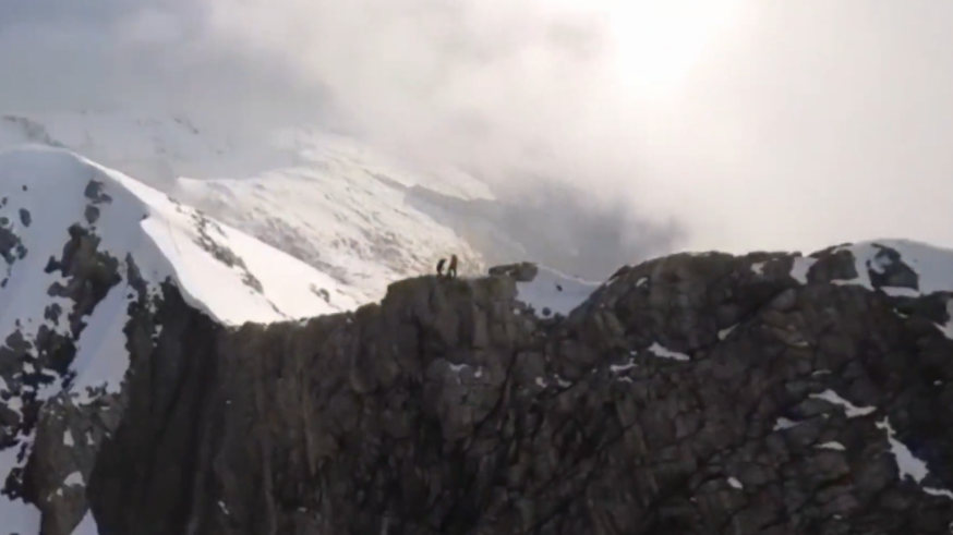 VIDEO | Rescatados dos escaladores murcianos en Pirineos por cansancio 