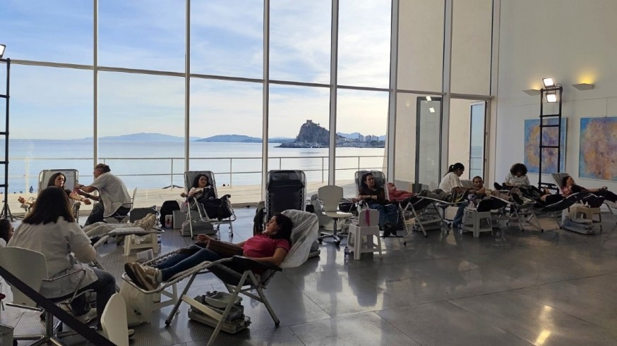 Donación de sangre por amor al arte en Águilas