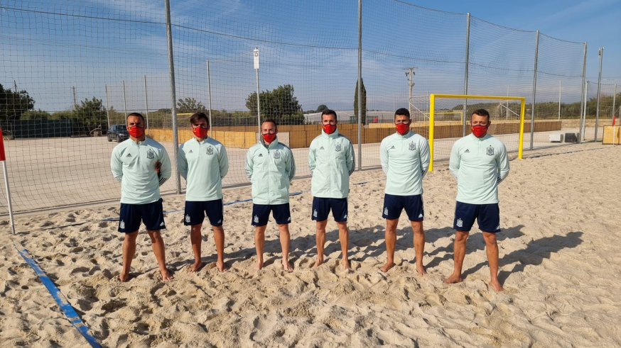 La selección española de fútbol playa, camino del mundial de Rusia con seis murcianos en sus filas
