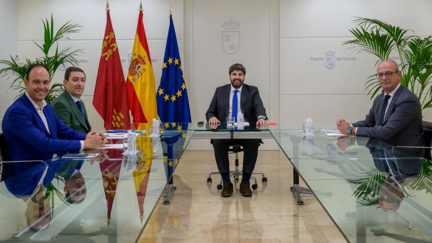 López Miras aborda con ANPE las condiciones laborales del profesorado