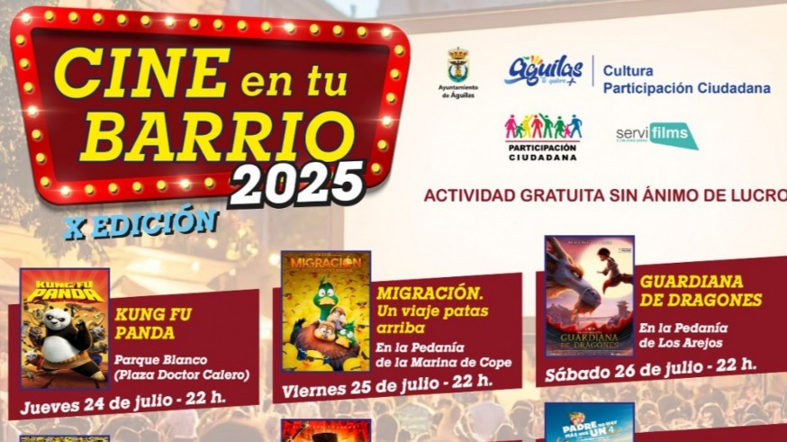 Águilas. Cine para todos