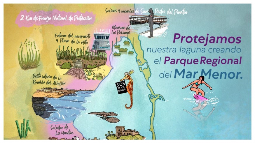 Podemos propone la creación del Parque Regional del Mar Menor