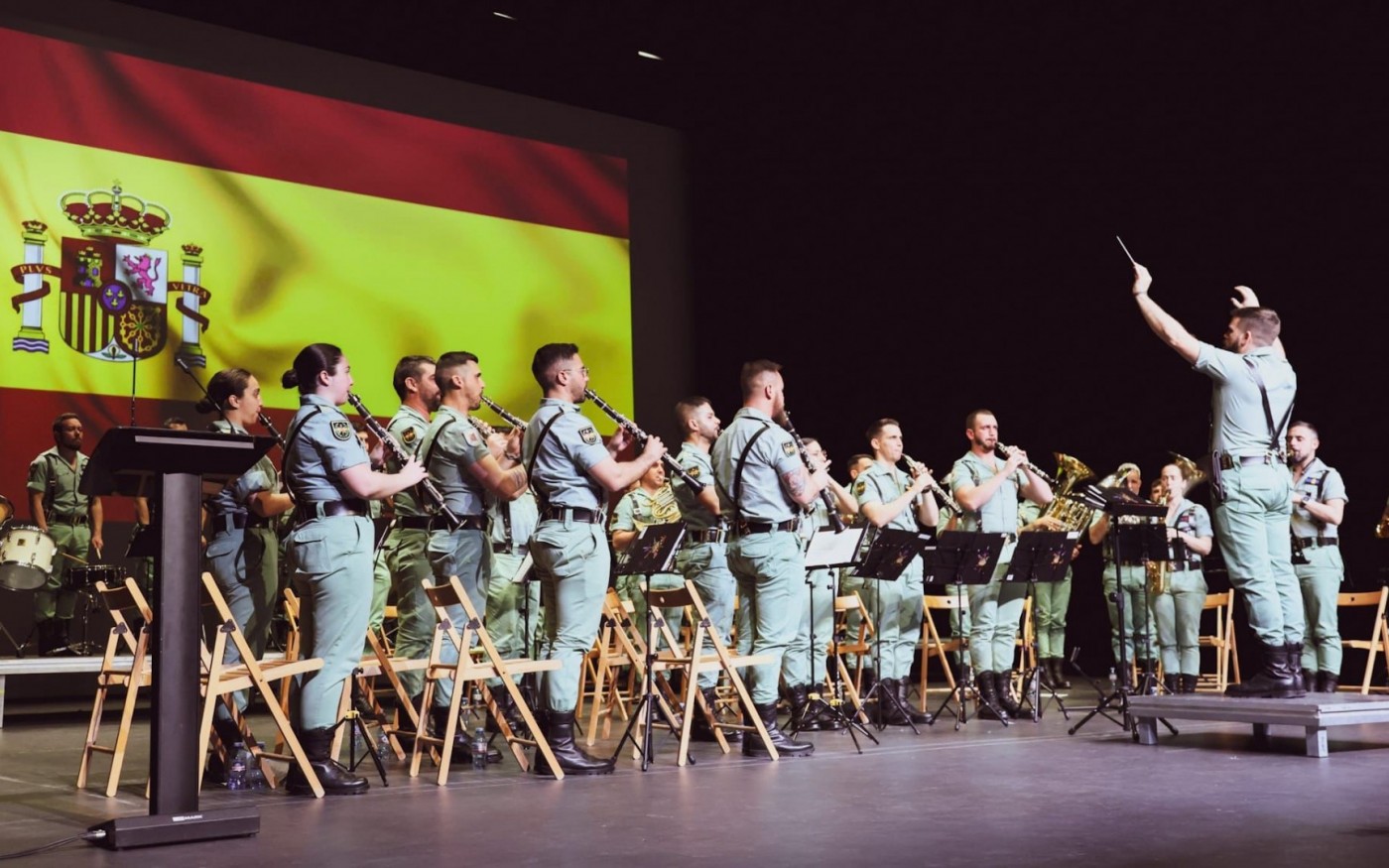 GALERÍA | Concierto conmemorativo de la Legión como escolta del Cristo del Rescate de Lorca