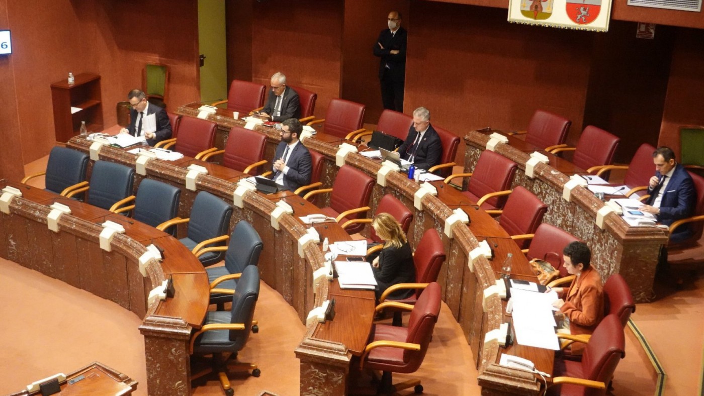 Pleno esta mañana en la Asamblea Regional